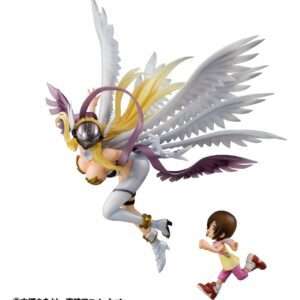 Digimon Adventure Precious G.e.m. Series Pvc Statua Angewomon & Hikari Yagami 22 Cm Megahouse