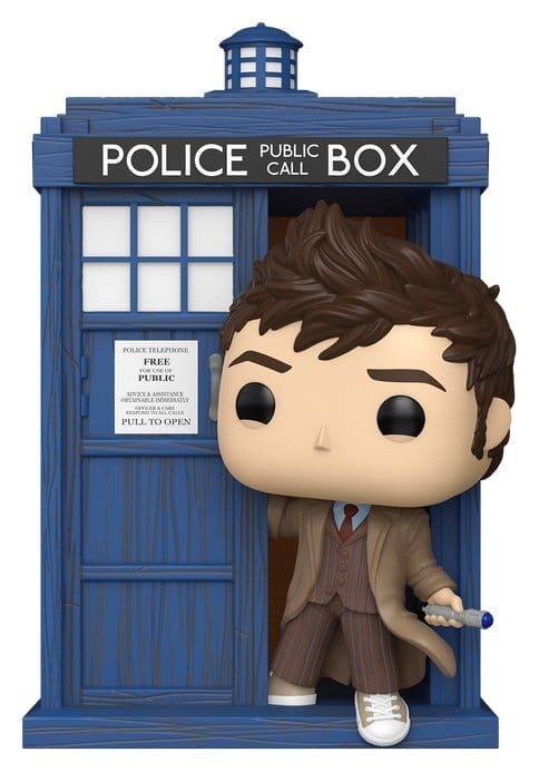 Doctor Who POP! Rides Deluxe Vinyl Tenth Doctor With TARDIS 9 Cm Funko