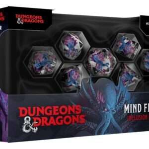 Dungeons & Dragons Monsters Resin Inclusion Dice Set Mind Flayer (7) FanRoll