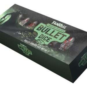 FanRoll Resin Bullet Poly Dice Set Vampire Hunter (7) FanRoll