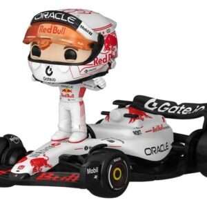 Formel 1 POP! Rides Super Deluxe Vinyl Figure Verstappen (White) 15 Cm Funko