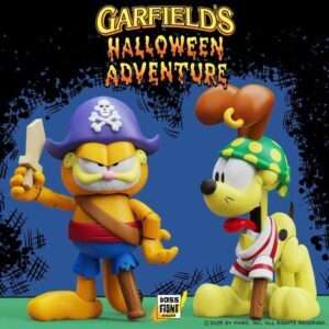 Garfield Hall Pirate Garfield + Odie 2pk Action Figura Boss Fight Studio