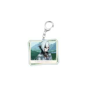 Genshin Impact Acrylic Portachiavi Arlecchino 7 Cm Sakami Merchandise