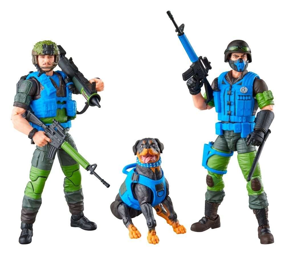 G.I. Joe Classified Series Action Figure 3-Pack -220 Mad Marauders: Footloose & Mutt & Junkyard 15 Cm Hasbro