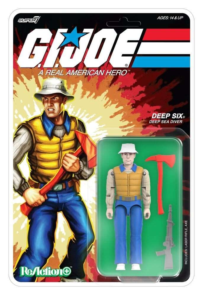 G.I. Joe (Comic) ReAction+ Action Figure Wave 09 Deep Six Super7
