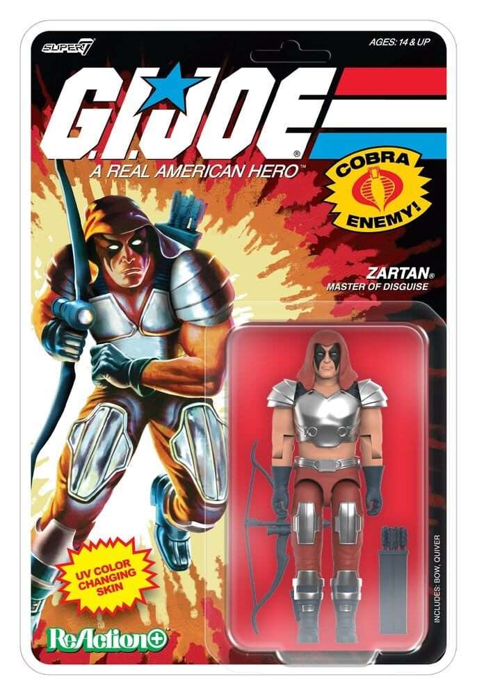G.I. Joe (Comic) ReAction+ Action Figure Wave 09 Zartan Super7