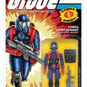 G.I. Joe ReAction+ Action Figure Wave 09 Cobra Viper Gunner Super7