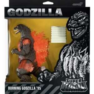 Godzilla Toho Super Kaiju Action Figure Wave 02 Burning Godzilla '95 Super7