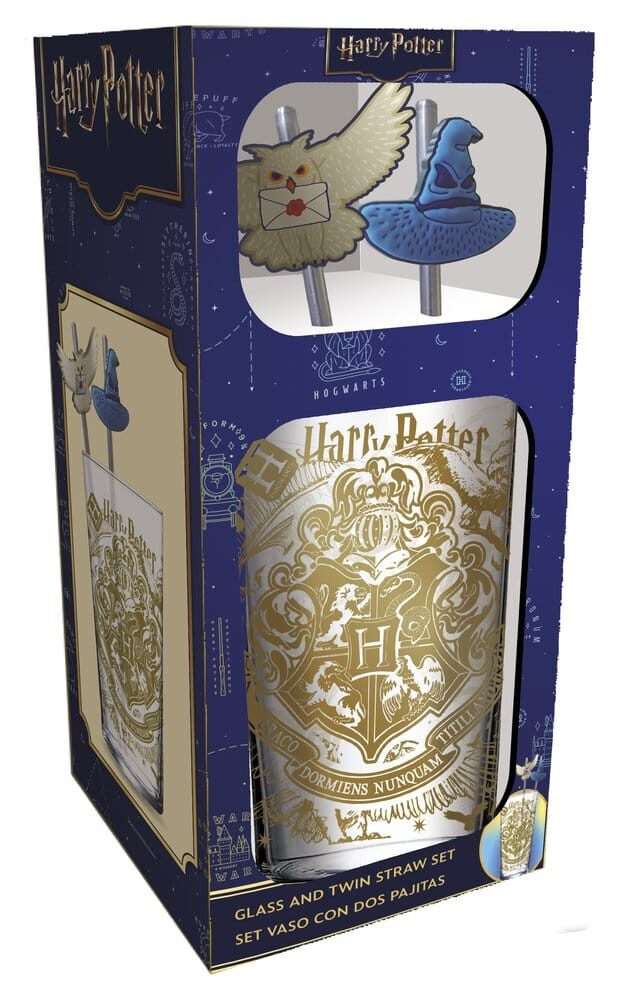 Harry Potter Glass Tumbler Con Cannuccias Magic & Mayhem 485 Ml Stor