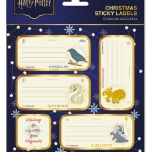 Harry Potter Self-Adhesive Christmas Labels Premium Grupo Erik