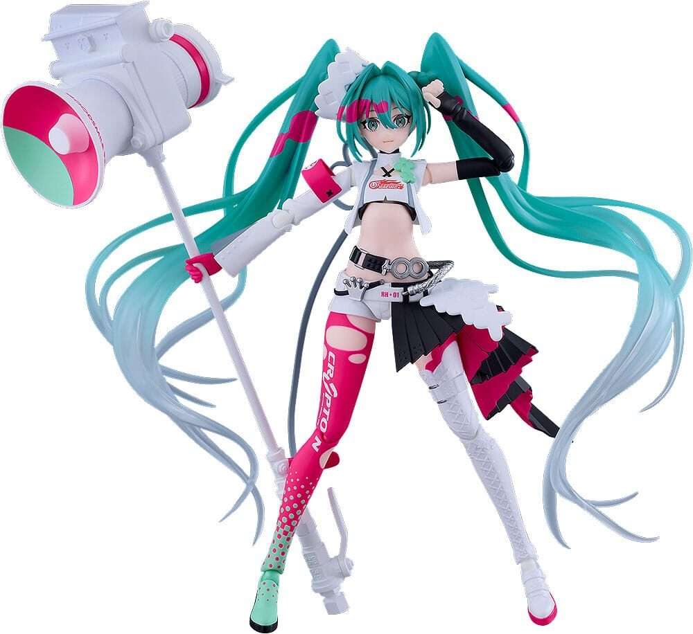 Hatsune Miku Gt Project Figma Action Figura Racing Miku 2025 Ver. 16 Cm Good Smile Racing
