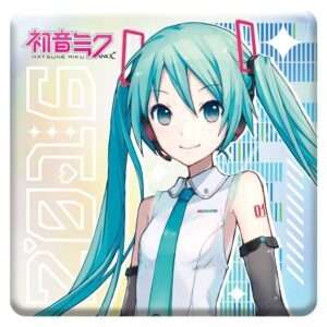 Hatsune Miku Holographic Badge V4X 10th Anniversary Rainbow Limited Edition 8 Cm POPbuddies