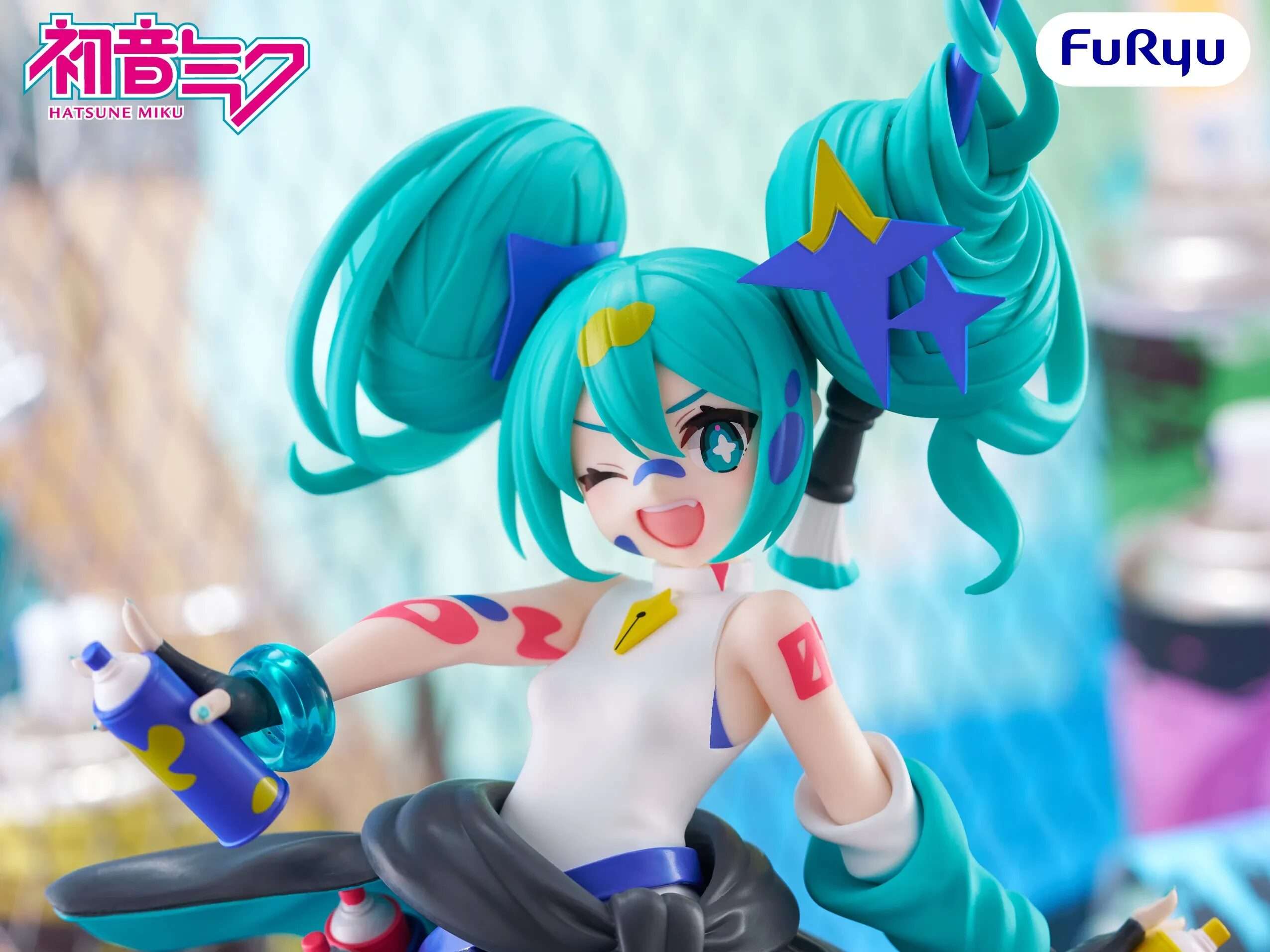Hatsune Miku Paint Girl Another Color Muchute Figura Figura Furyu