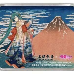 Katsushika Hokusai X Hatsune Miku 3D Magnet Thirty-six Views Of Mount Fuji Fine Wind, Clear Morning Presence CO., LTD.