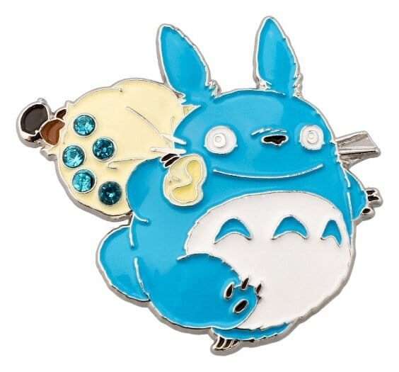 My Neighbor Totoro Metal Brooch Middle Totoro Benelic