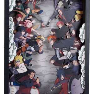 Naruto Model Kit In Legno Theatre Combat (large) 26 Cm Nemesis Now