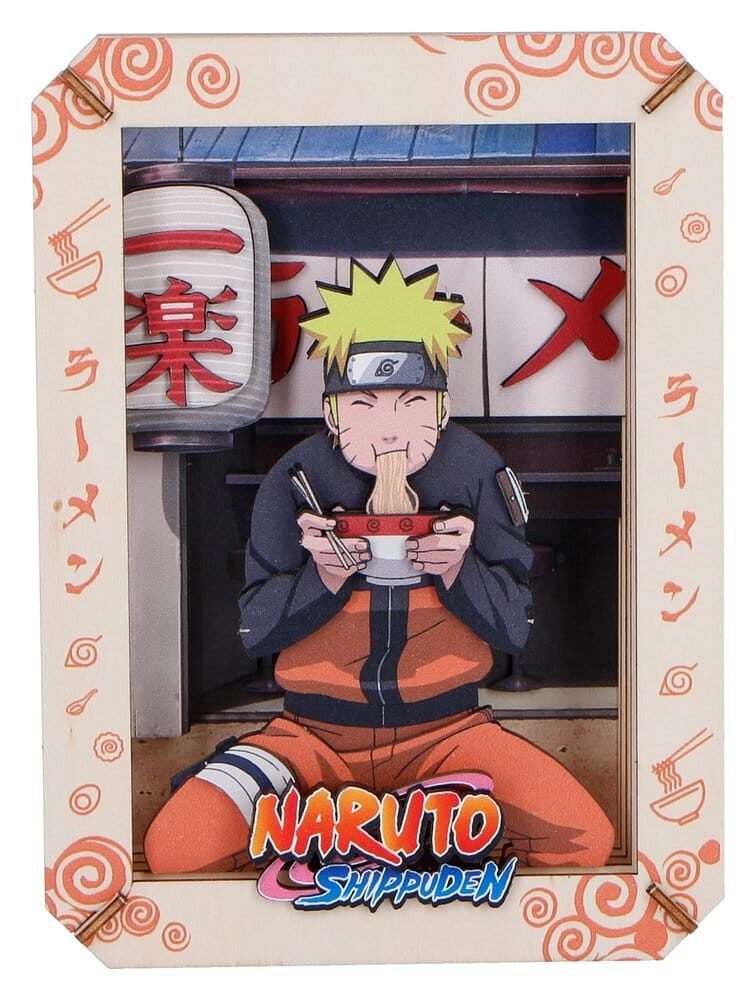 Naruto Model Kit In Legno Theatre Ramen (medium) 14 Cm Nemesis Now