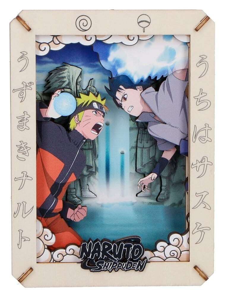 Naruto Model Kit In Legno Theatre The Final Valley (medium) 14 Cm Nemesis Now