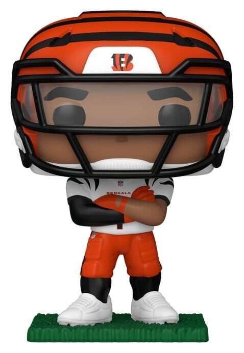 NFL POP! Vinyl Figure : Bengals- Ja'Marr Chase (clear Visor) 9 Cm Funko