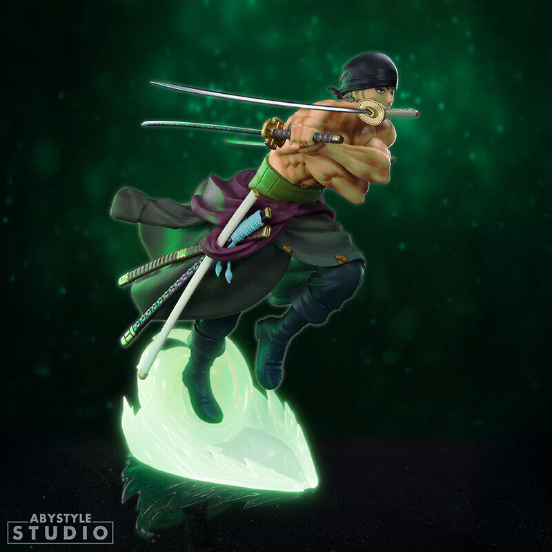 One Piece - Figura "Zoro" Glow in the Dark 18 cm Pvc- Abystyle