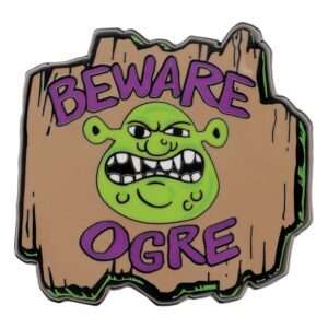 Shrek Spilla Badge Beware Ogre Edizione Limitata Fanattik