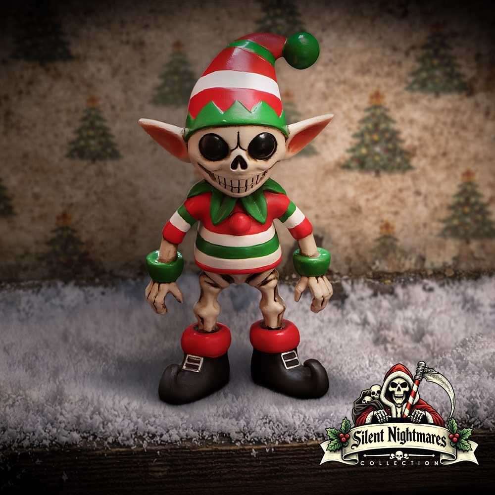 Silent Nightmares Jingles Elf Figura Figura Nemesis Now