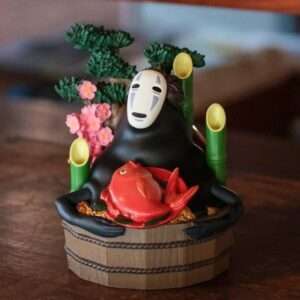 Spirited Away Diorama No Face Golden Bucket & Bamboos Benelic