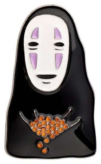 Spirited Away Metal Brooch No-Face Benelic