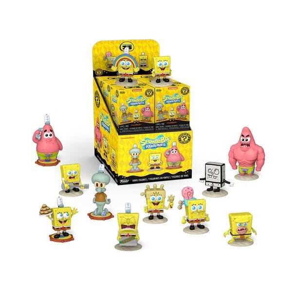 SpongeBob SquarePants Mini Figures 25th Anniversary 5 Cm Display (12) Funko
