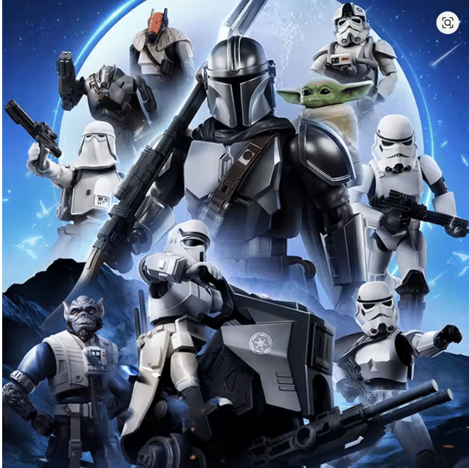 Star Wars: Clonetrooper Attack Of The Clones Champion Class 07 Model Kit - Blokees