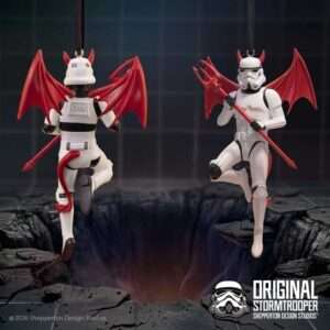 STORMTROOPER WHAT THE HELL HANGING ORNAMENT Decorazioni Natalizie NEMESIS NOW