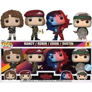 Stranger Things Pop! Tv Vinile Figura 4-pack S4 (emea) 9 Cm Funko