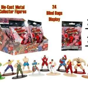 Street Fighter 2 - Nano Metal Figures Blind Bag Display (24) Mini Figura Jada Toys