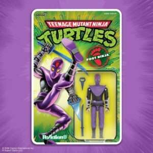 Teenage Mutant Ninja Turtles ReAction+ Action Figure Wave 01 Foot Ninja Super7