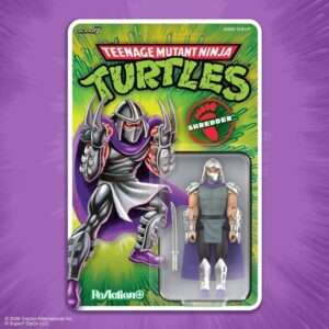 Teenage Mutant Ninja Turtles ReAction+ Action Figure Wave 01 Shredder Super7