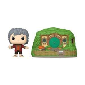 The Il Signore Degli Anelli Pop! Town Vinile Figura Bilbo & Bag End 9 Cm Funko