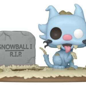 The Simpsons POP! Deluxe Vinyl Figure Zombie Snowball 9 Cm Funko