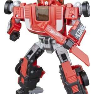 Transformers X Hot Wheels Collaborative Deluxe Class Action Figura Gt-scorcher 13 Cm Hasbro