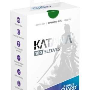 Ultimate Guard Katana Sleeves Standard Size Green (100) Ultimate Guard