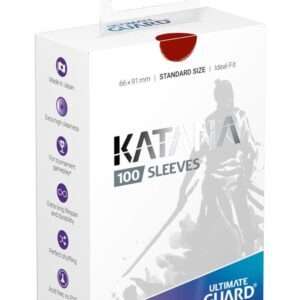 Ultimate Guard Katana Sleeves Standard Size Red (100) Ultimate Guard