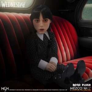 Wednesday Mds Roto Peluche Bambola Mezco Toys
